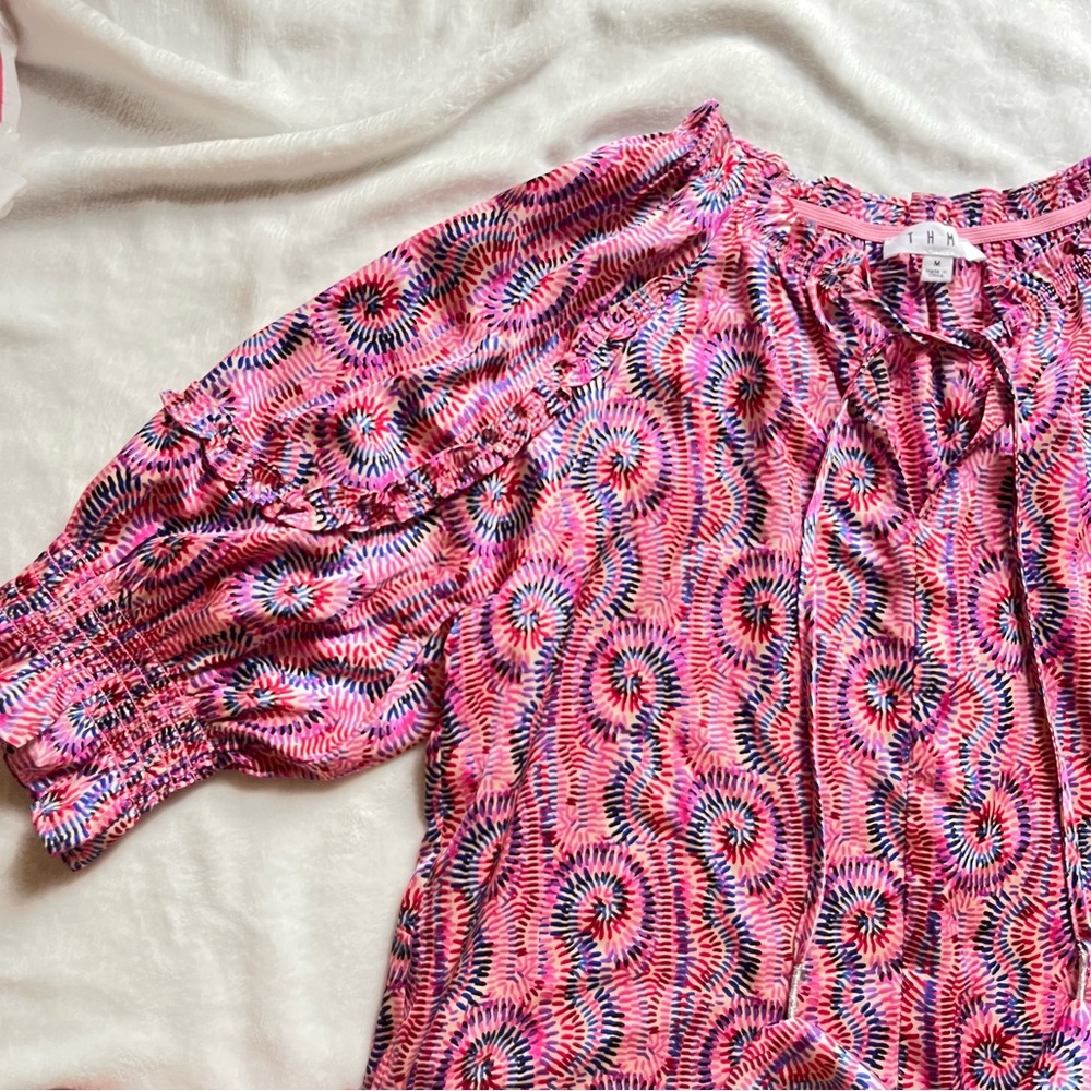 THML Swirl Print Tassel Top FINAL PRICE